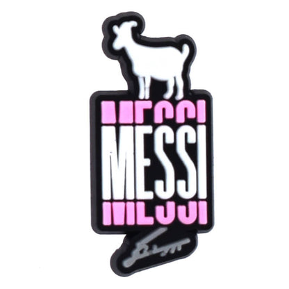 10 pcs Messi Croc Charms
