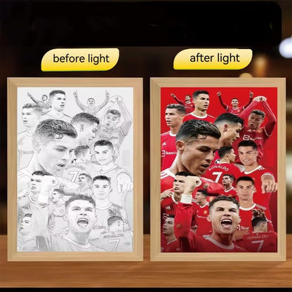 CR7 Creative Frame Lamp