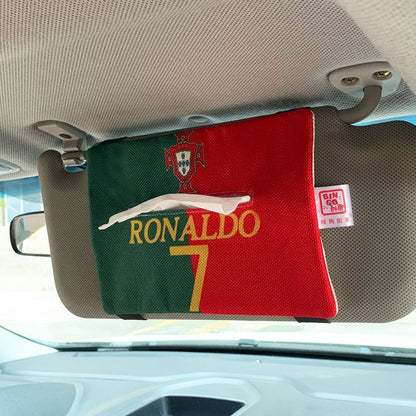 Soccer Car visor tissue bag