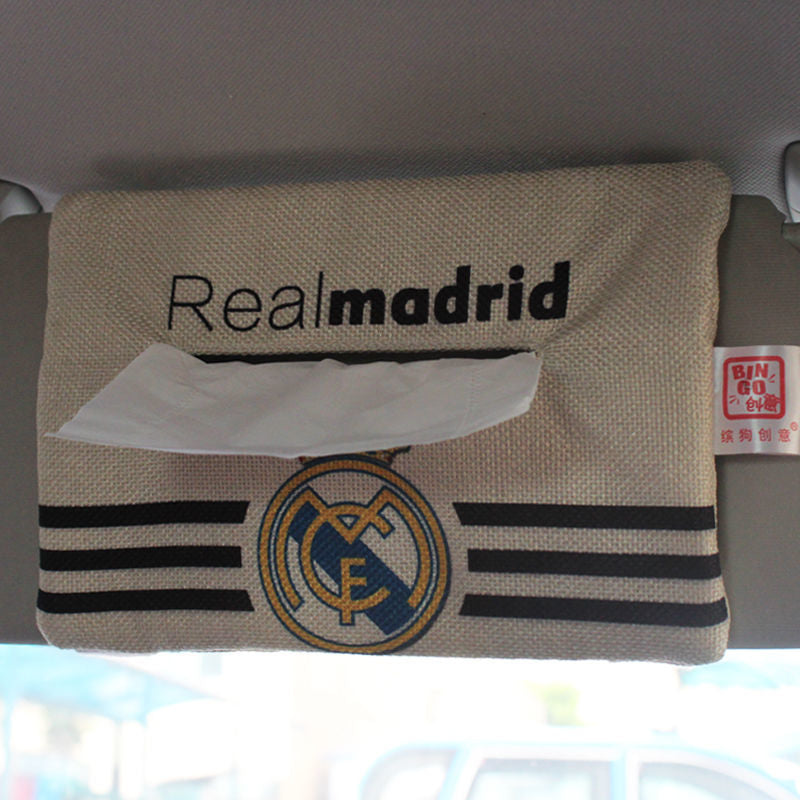 Soccer Car visor tissue bag