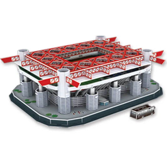 Football Puzzle 3D Model AC/Inter MIlan Stadium -Giuseppe Meazza