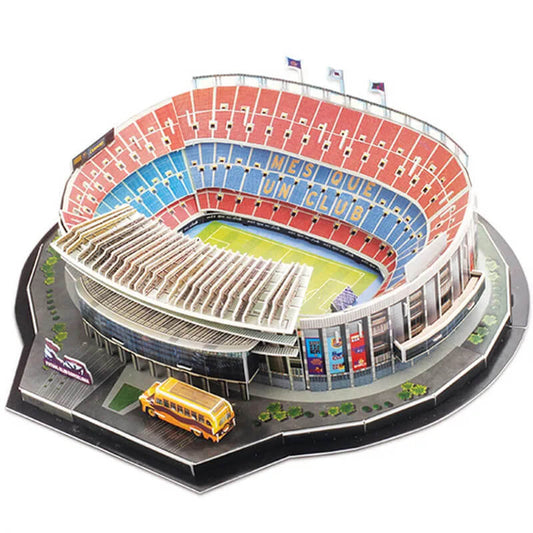 Football Puzzle 3D Model Barcelona Stadium -Camp Nou