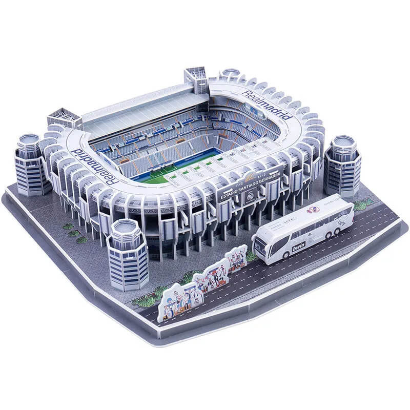 Football Puzzle 3D Model RMFC Stadium -Santiago Bernabeu