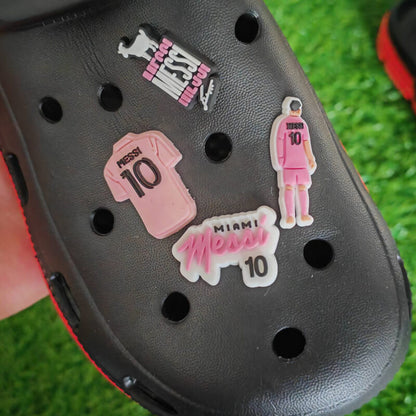 Messi Crocs Shoes (with 10 pcs Messi Croc Charms)