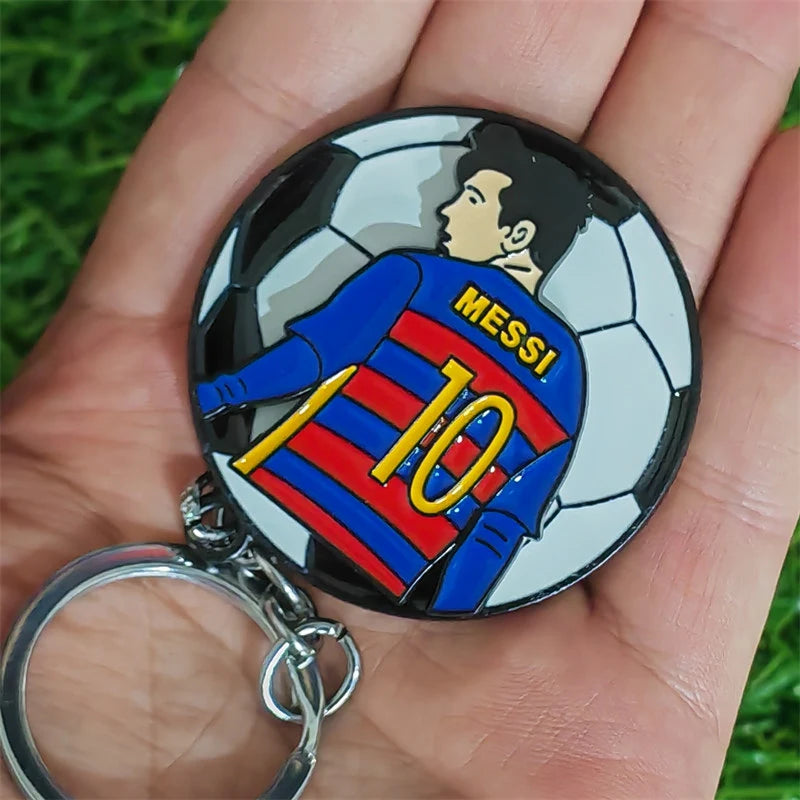 Messi Fidget Spinner keychain