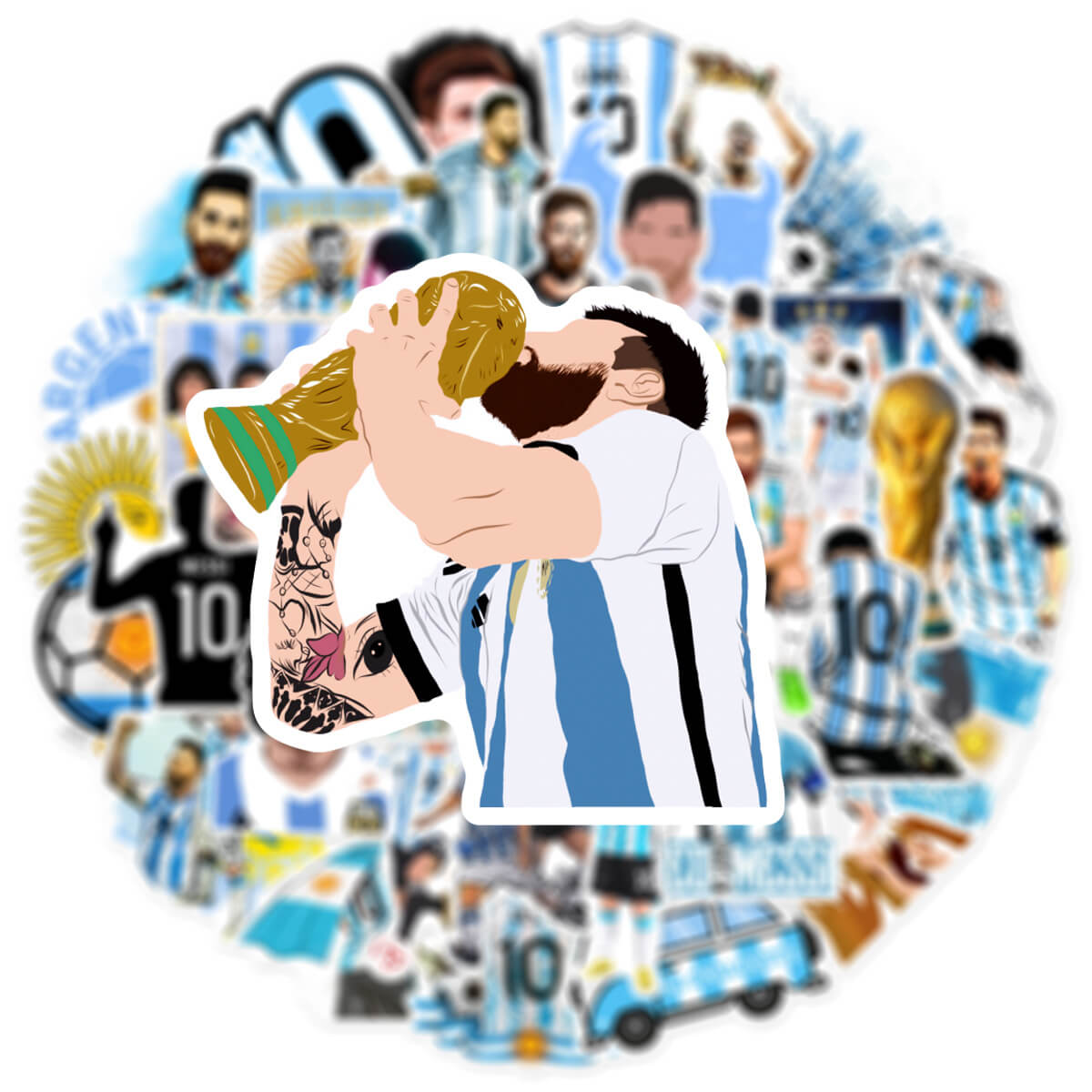 Argentina Messi sticker(50 pcs)