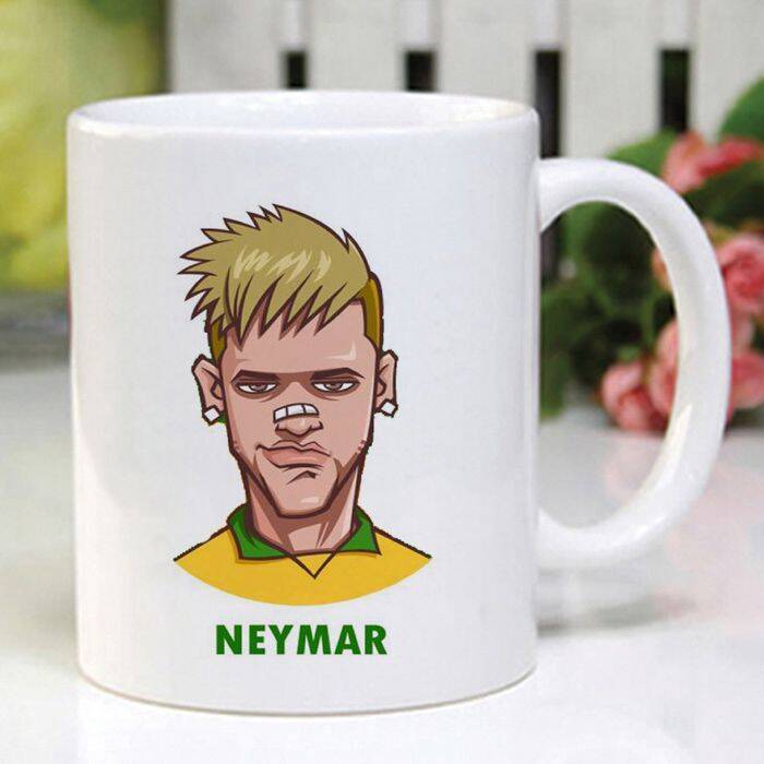 MESSI CR7 Neymar jr Creative Ceramic Cup