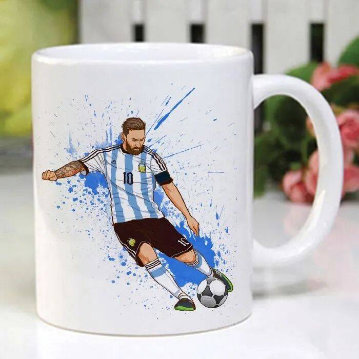 MESSI CR7 Neymar jr Creative Ceramic Cup