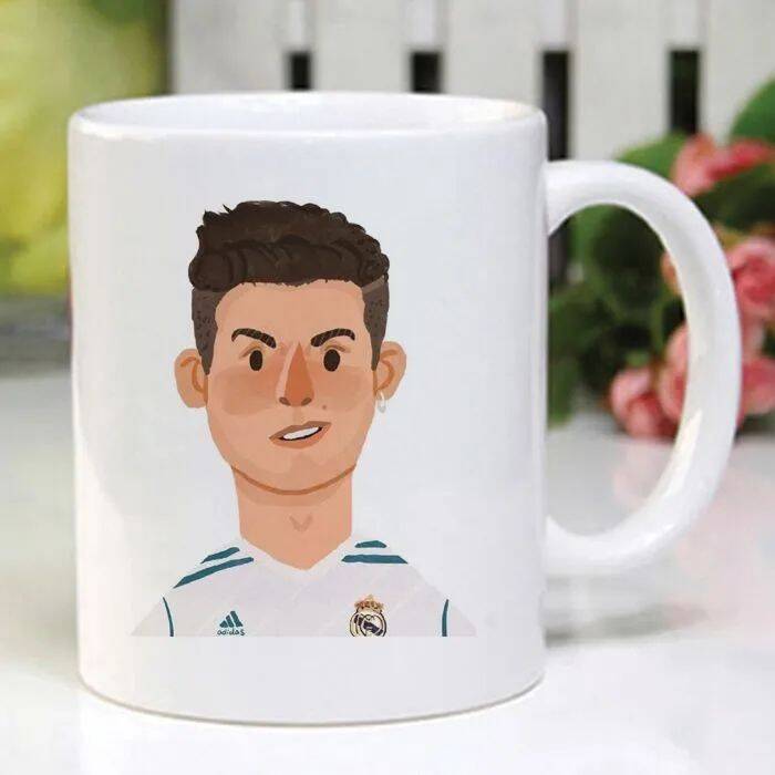 MESSI CR7 Neymar jr Creative Ceramic Cup