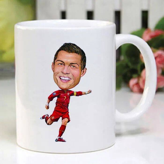 MESSI CR7 Neymar jr Creative Ceramic Cup