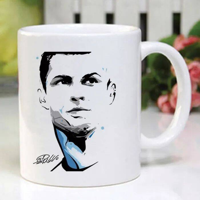 MESSI CR7 Neymar jr Creative Ceramic Cup