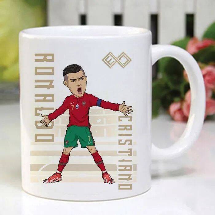 MESSI CR7 Neymar jr Creative Ceramic Cup