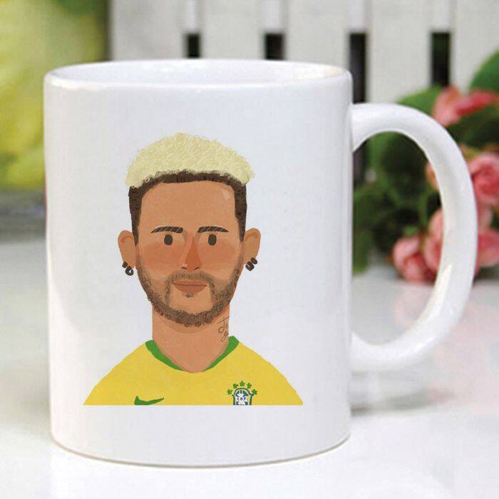 MESSI CR7 Neymar jr Creative Ceramic Cup