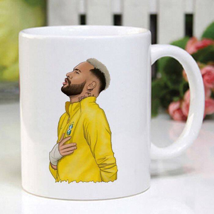 MESSI CR7 Neymar jr Creative Ceramic Cup