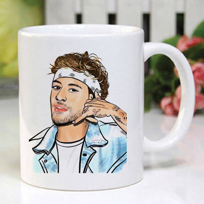 MESSI CR7 Neymar jr Creative Ceramic Cup