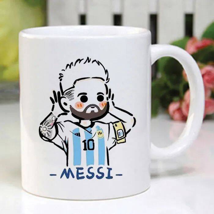 MESSI CR7 Neymar jr Creative Ceramic Cup