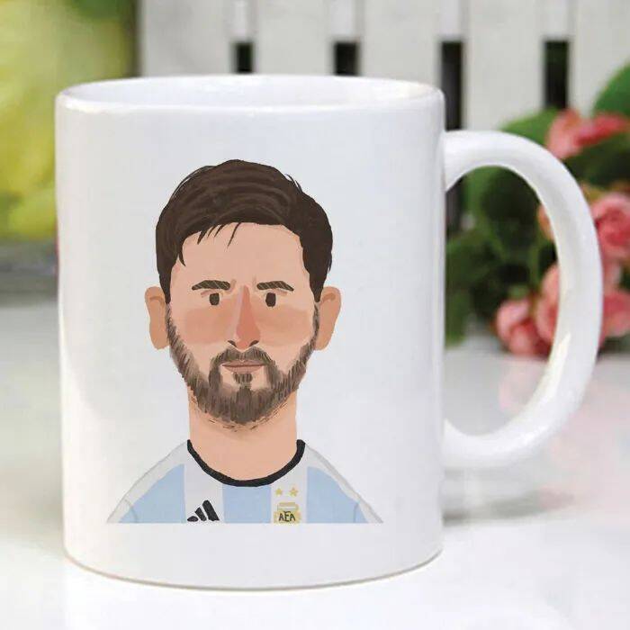 MESSI CR7 Neymar jr Creative Ceramic Cup