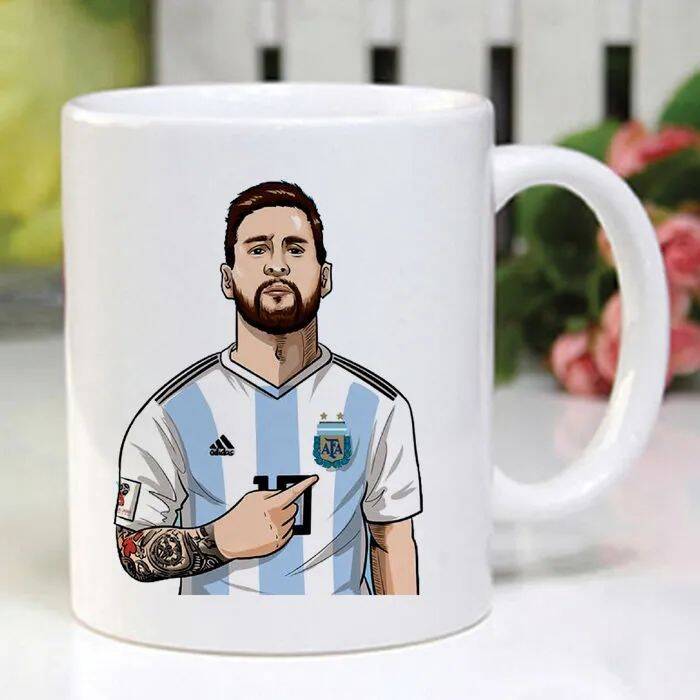 MESSI CR7 Neymar jr Creative Ceramic Cup