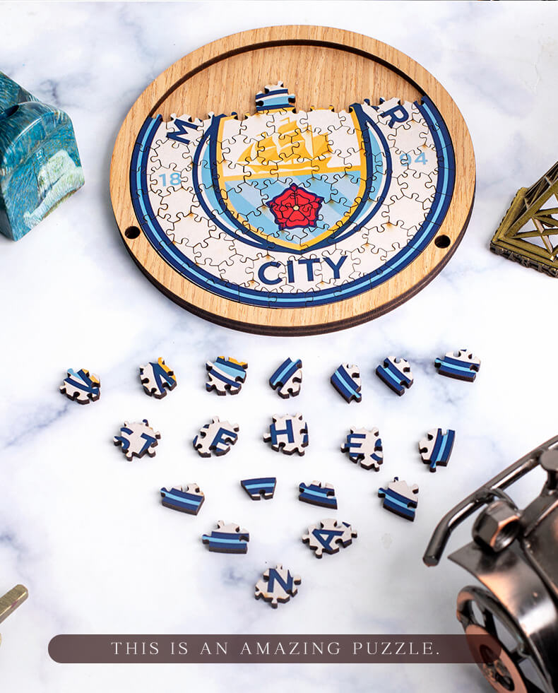 Manchester City Wooden Puzzle