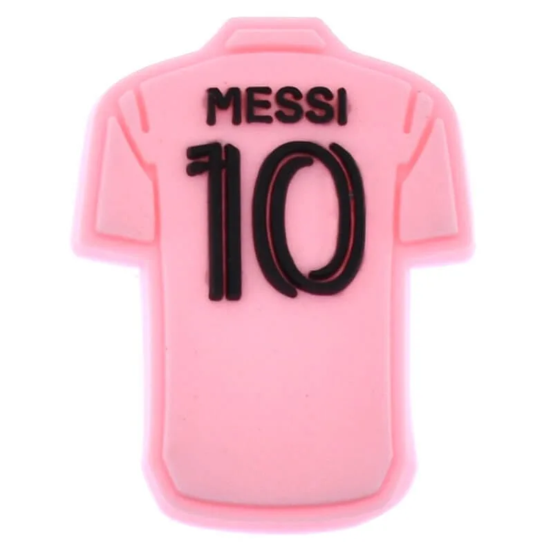 10 pcs Messi Croc Charms