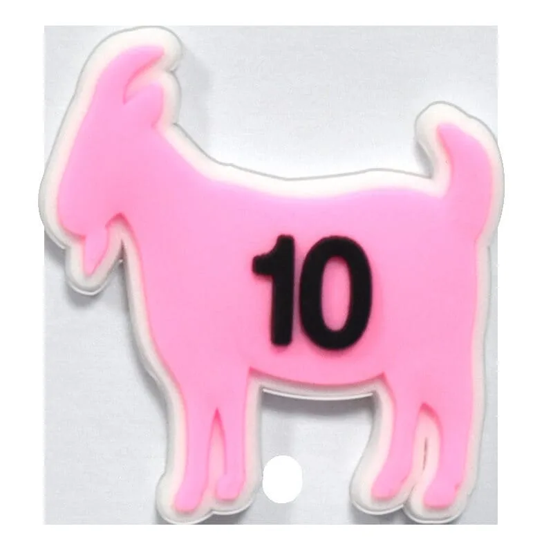10 pcs Messi Croc Charms