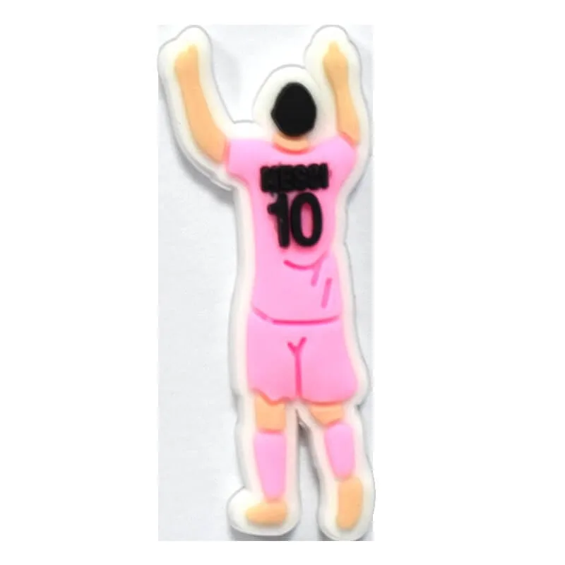 10 pcs Messi Croc Charms