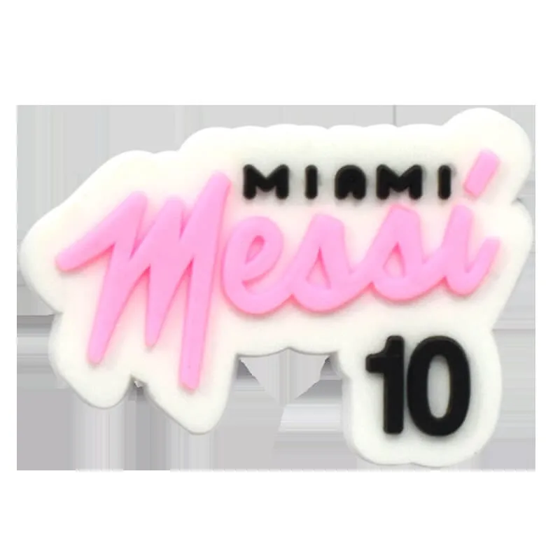 10 pcs Messi Croc Charms