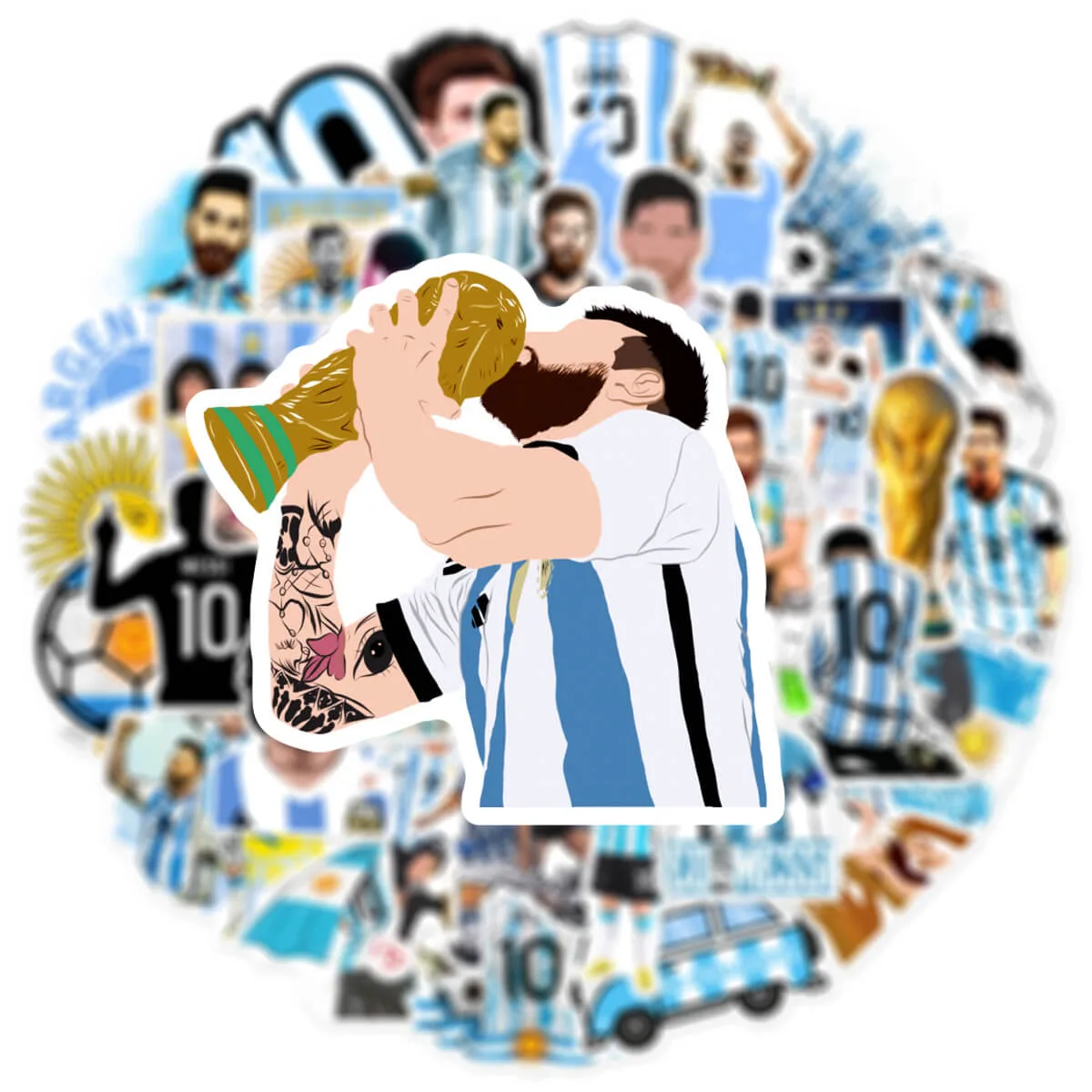 Argentina Messi sticker(50 pcs)