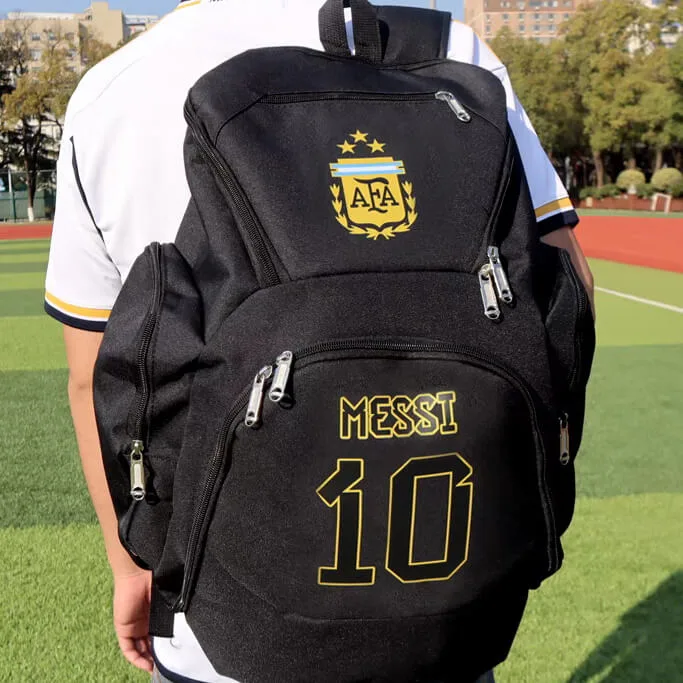 Messi Black Backpack
