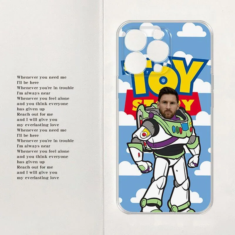 Buzz Lightyear Messi iPhone Case