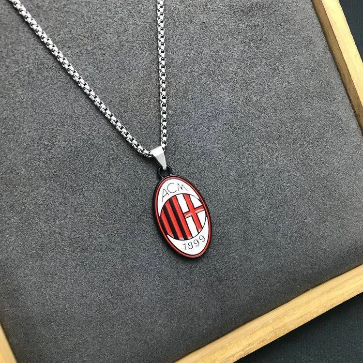 Soccer Club Double-sided Color Necklace