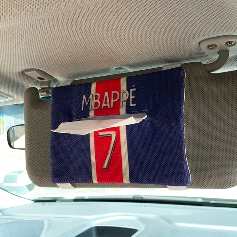 Soccer Car visor tissue bag