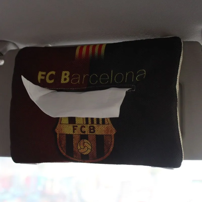 Soccer Car visor tissue bag